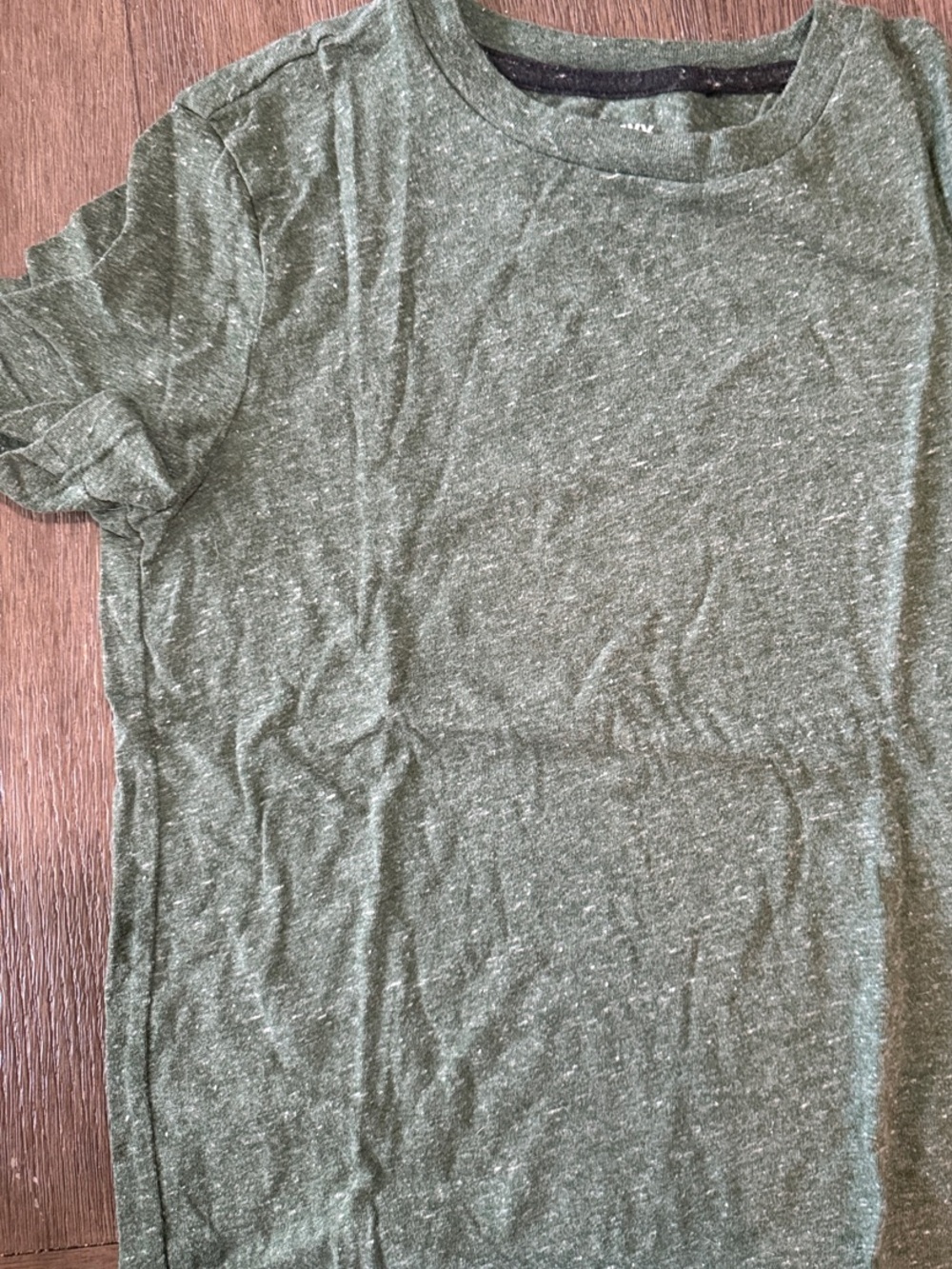 Old Navy Heathered Olive Green Short Sleeve Tee